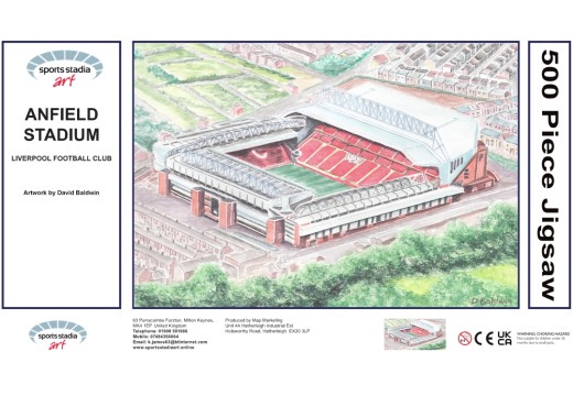 Anfield Stadium Fine Art Jigsaw Puzzle - Liverpool FC